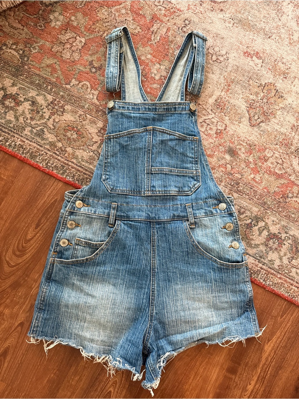 Brandy Melville Light Blue Denim Overalls